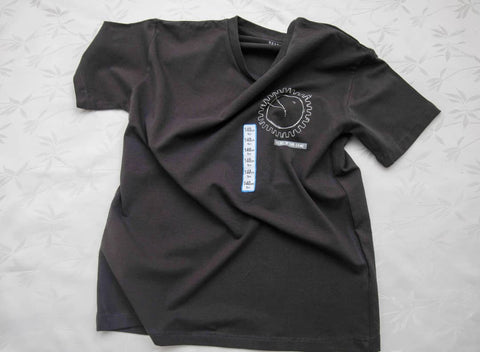 T-shirt Enfant 9 ans RESERVED – Gris Vert – 95% Coton