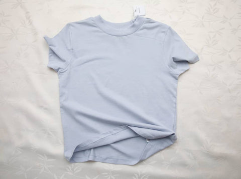 T-shirt Enfant 11 ans RESERVED – Bleu Ciel – 95% Coton
