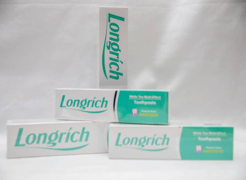 Dentifrice Longrich au Thé Blanc – Protection dentaire, blancheur et fraîcheur