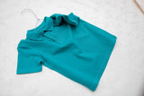 Polo Enfant GEORGE 100% Coton – Vert Turquoise – Taille 5 ans