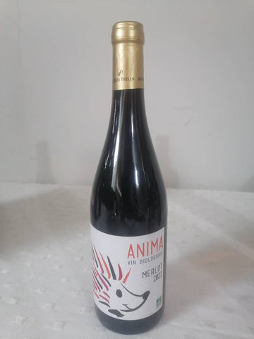 Merlot ANIMA Jacques Frelin – Vin Rouge Biologique France – 13% Vol – Millésime 2021